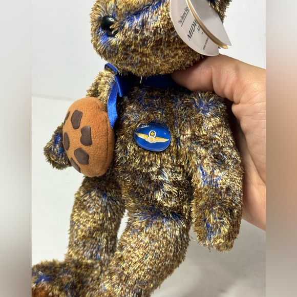 Ty Beanie Babies CHOCOLATE CHIP the Bear (Midwest Airlines Exclusive) - Picture 4 of 9
